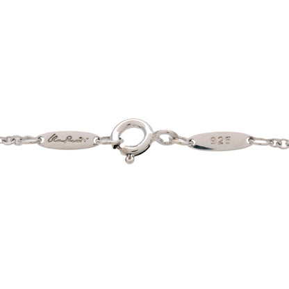 Tiffany & Co. Elsa Peretti Open Heart Pendant Sterling Silver, Silver, Sterling Silver, Necklace