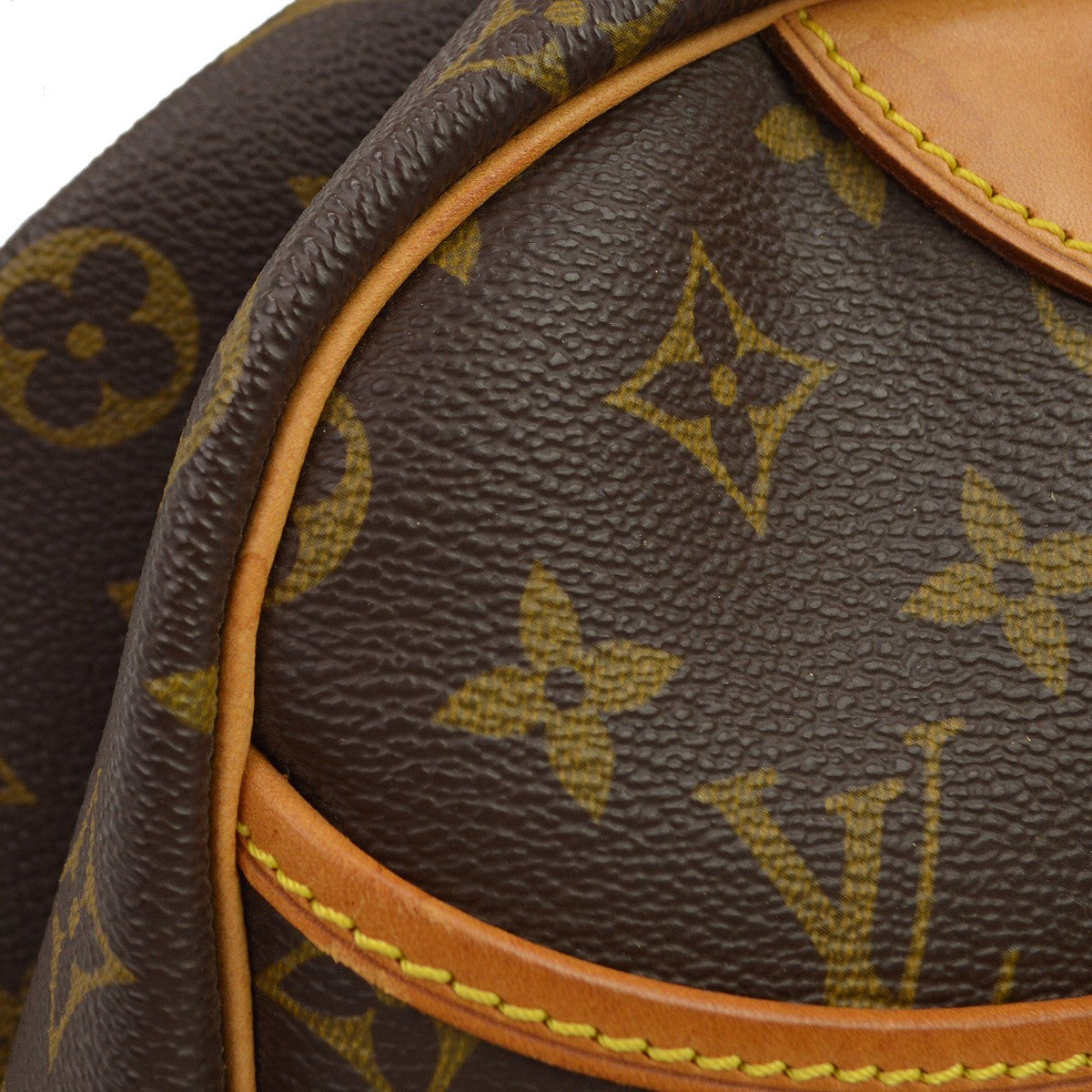 Louis Vuitton Deauville Monogram Canvas, Brown, Canvas, Handbag