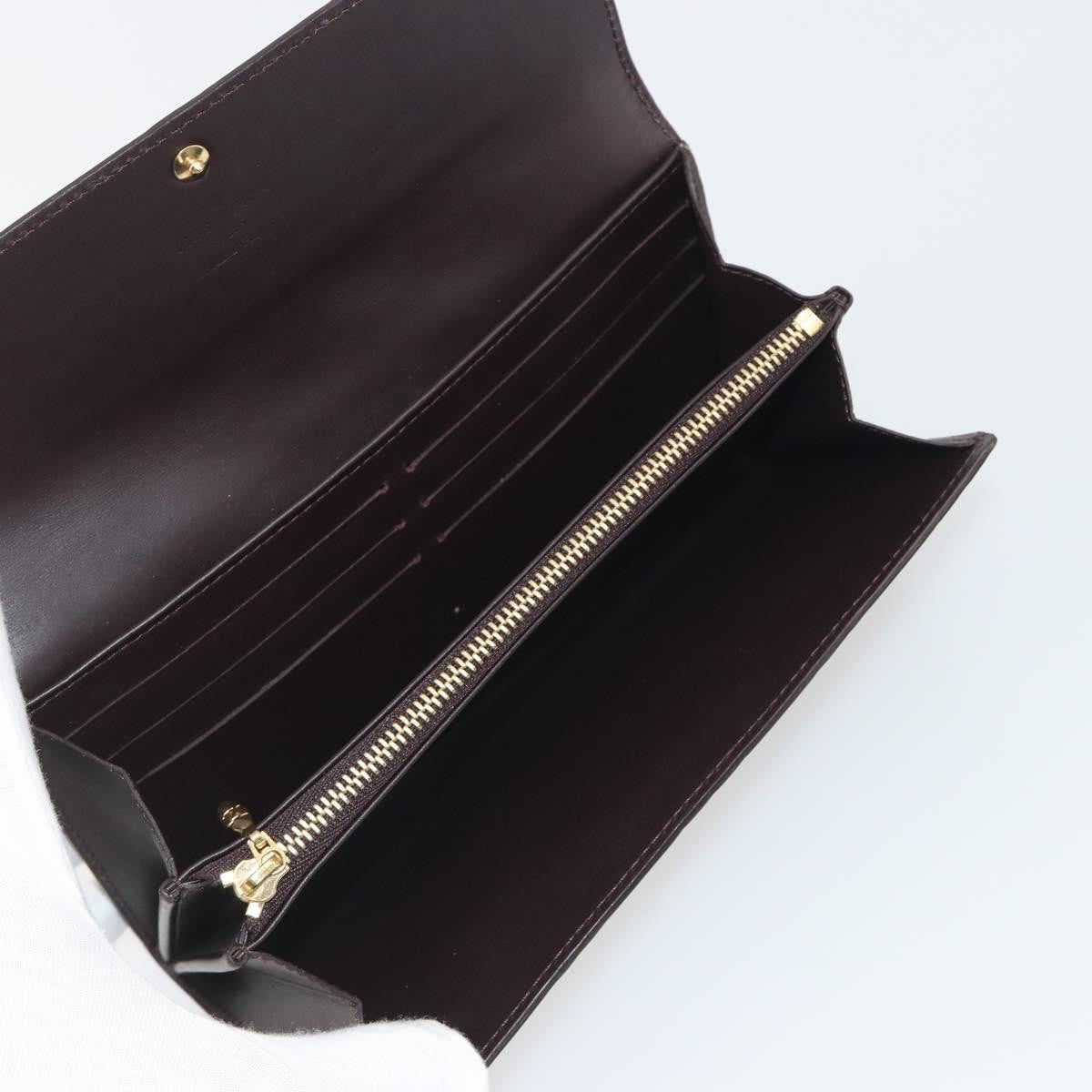 Louis Vuitton Sarah Monogram Vernis, Burgundy, Patent Leather, Clutch