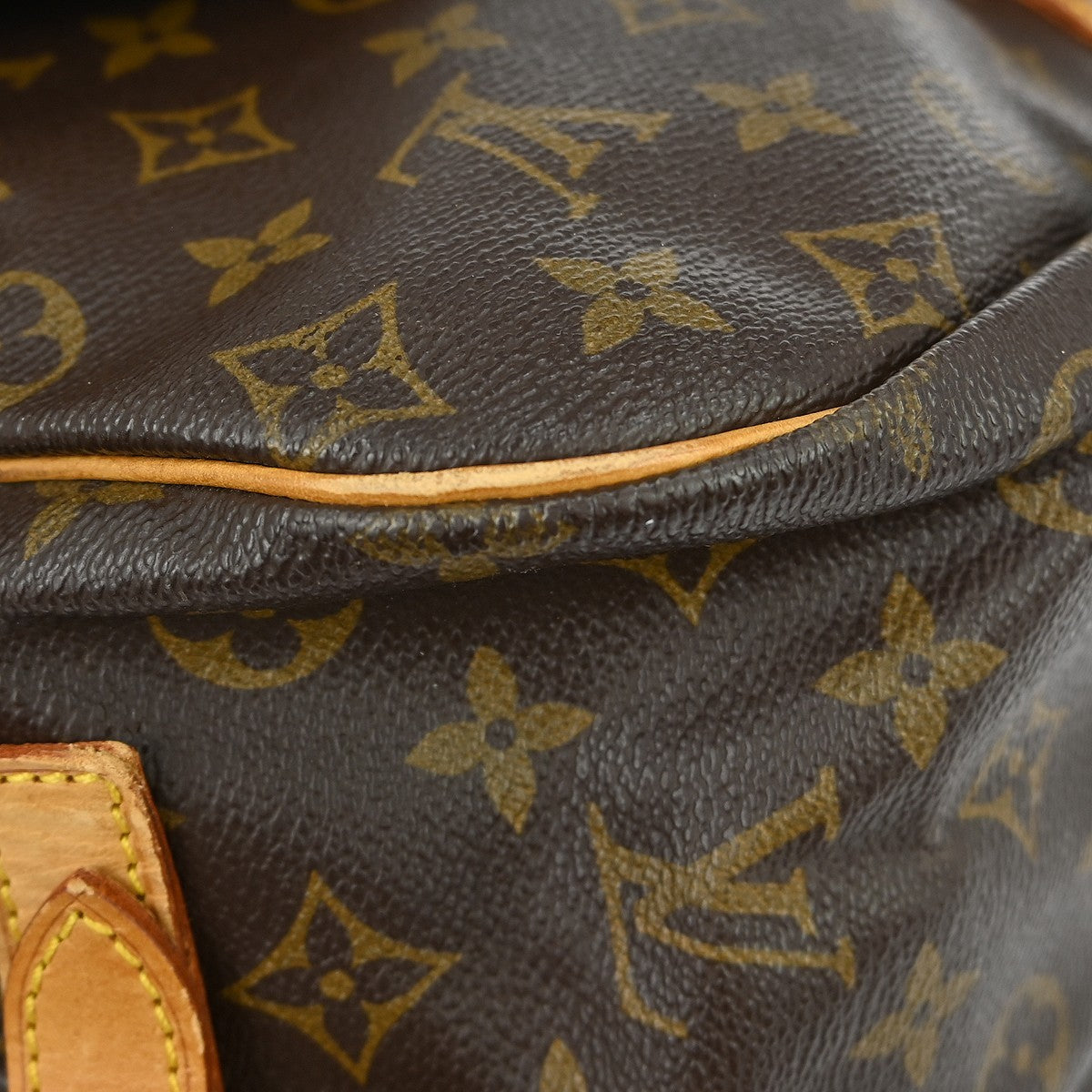 Louis Vuitton Saumur Monogram Canvas, Brown, Canvas, Shoulder Bag