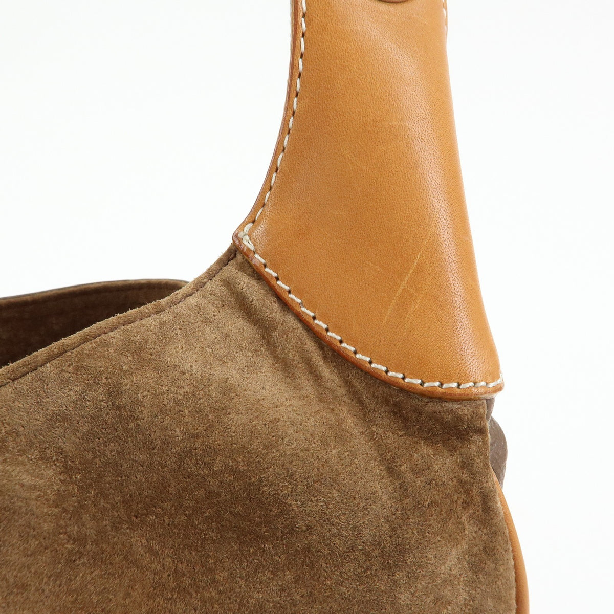 Burberry Blue Label Suede, Brown, Suede, Shoulder Bag