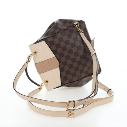 Louis Vuitton Clapton Backpack Damier and Leather, Brown, Canvas, Backpack