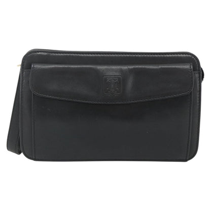 Celine Zip Clutch Leather, Black, Leather, Clutch