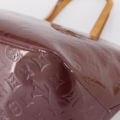 Louis Vuitton Bellevue Monogram Vernis, Purple, Patent Leather, Handbag