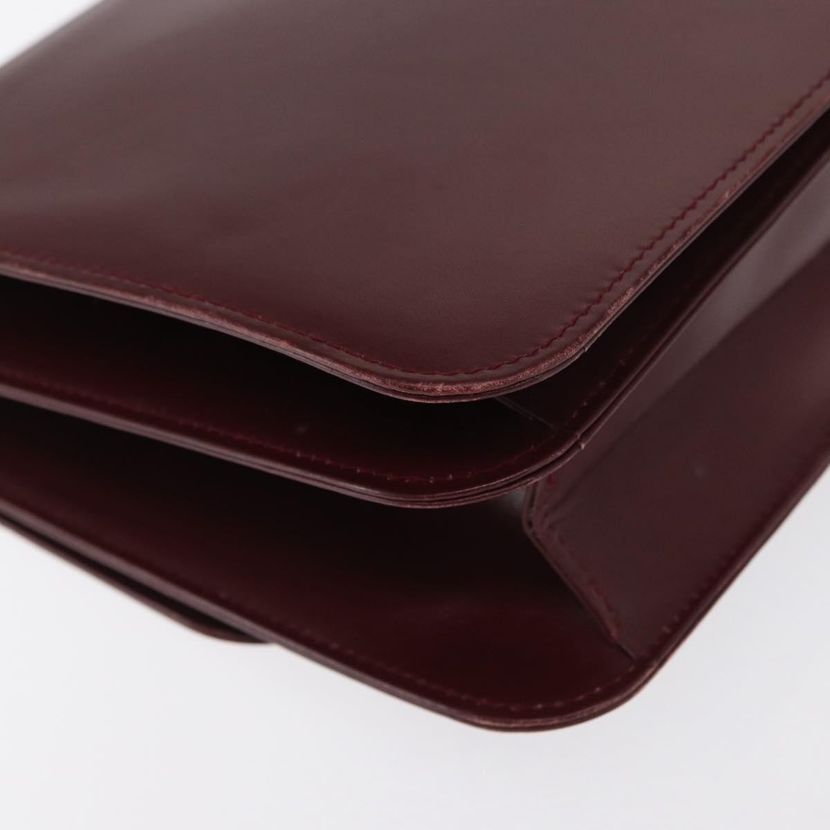 Gucci Vintage Leather, Burgundy, Leather, Handbag