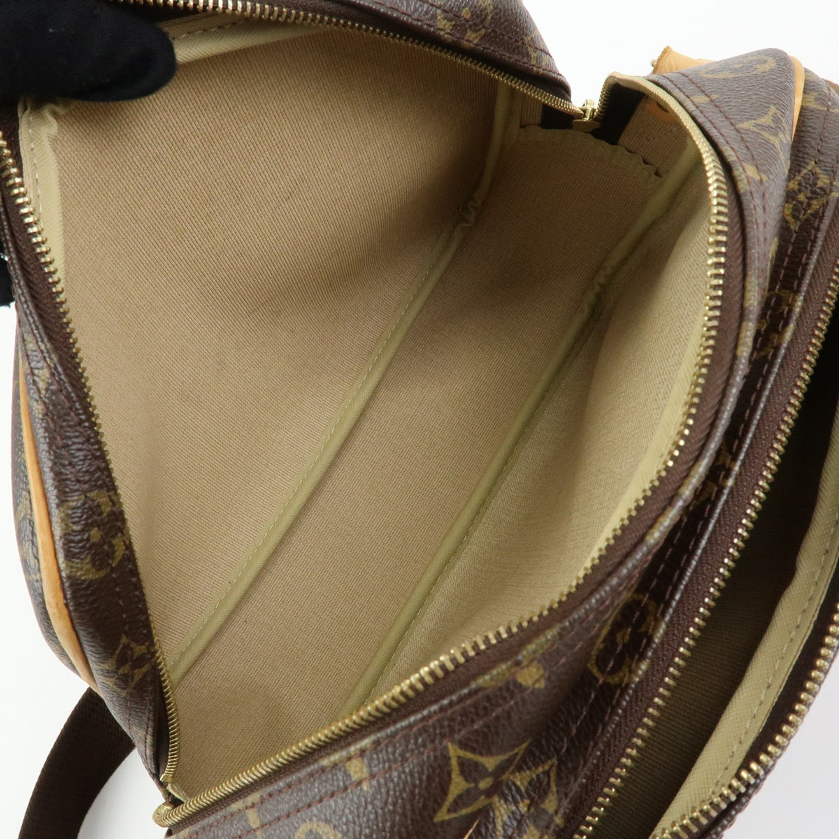 Louis Vuitton Reporter Monogram Canvas, Brown, Canvas, Shoulder Bag