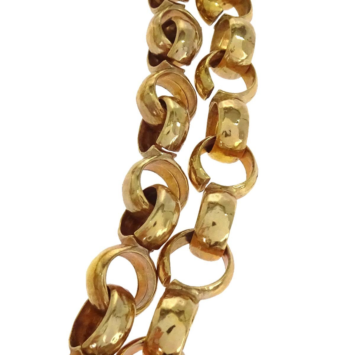 Chanel Coco Medallion Metal with Crystal, Gold, Gold Plated, Necklace