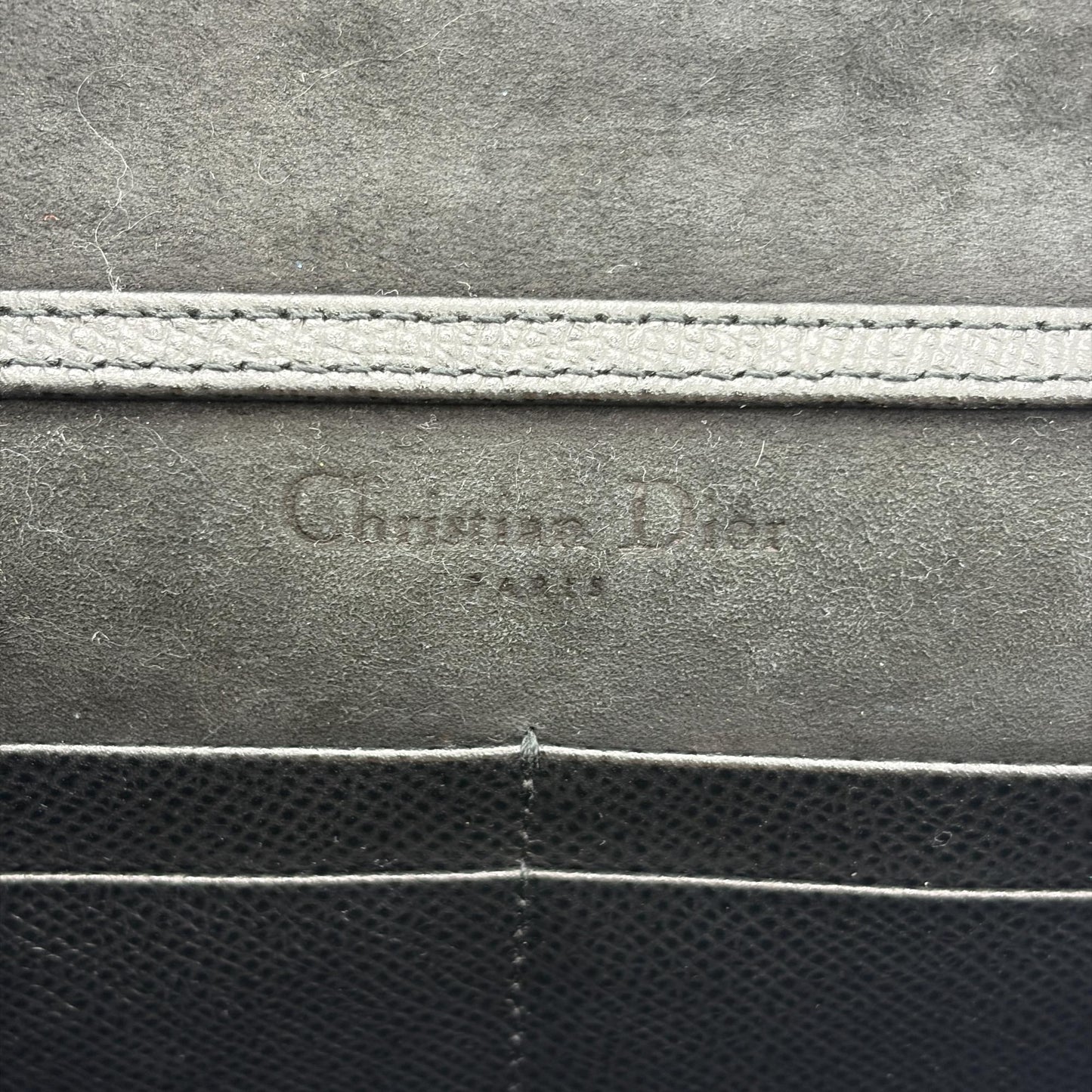 Christian Dior 30 Montaigne 2-in-1 Leather, Black, Calfskin, Clutch