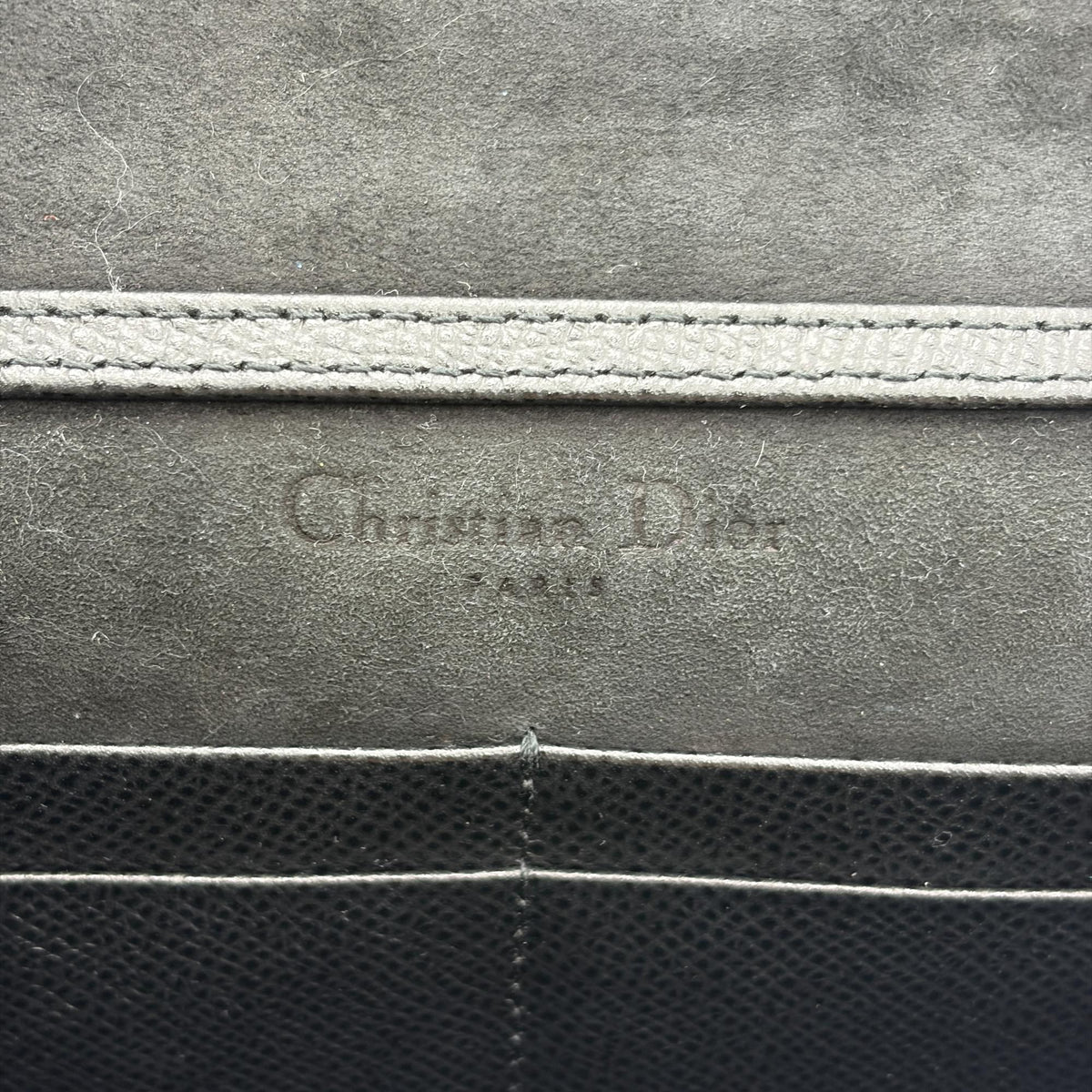 Christian Dior 30 Montaigne 2-in-1 Leather, Black, Calfskin, Clutch