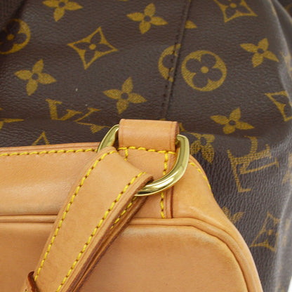 Louis Vuitton Vintage Montsouris Monogram Canvas, Brown, Canvas, Backpack