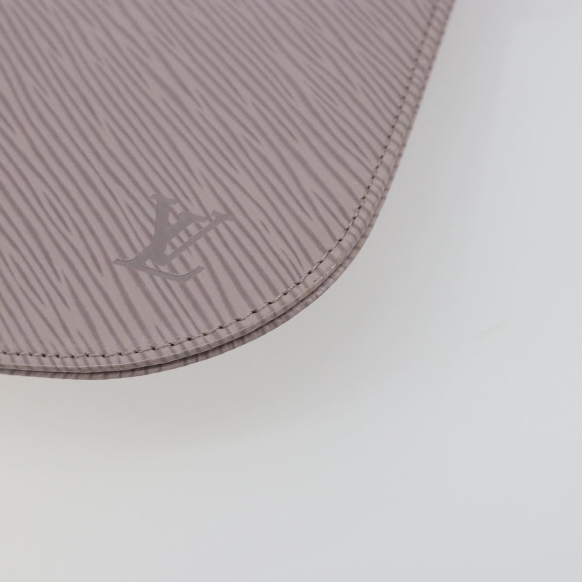 Louis Vuitton Demi Lune Pochette Epi Leather, Purple, Leather, Clutch