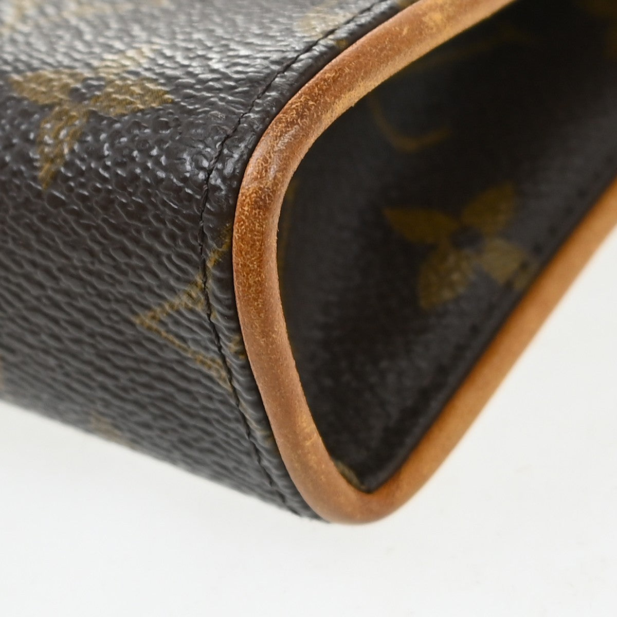 Louis Vuitton Florentine Waist Monogram Canvas, Brown, Canvas, Clutch