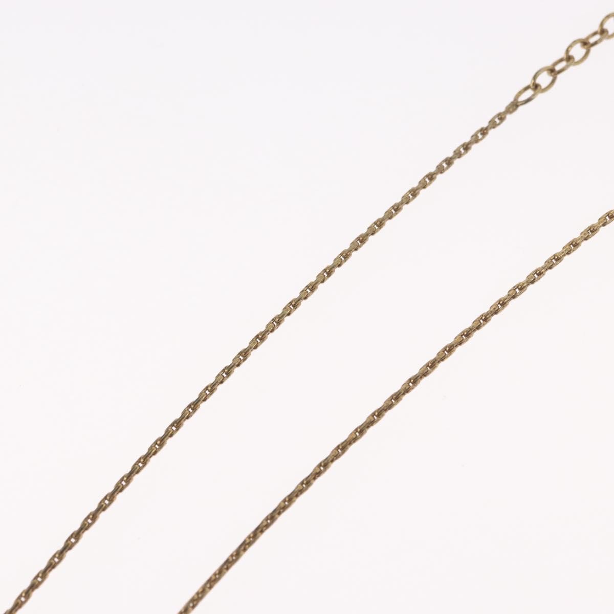 Christian Dior CD Pendant Metal and Crystals, Gold, Metal, Necklace
