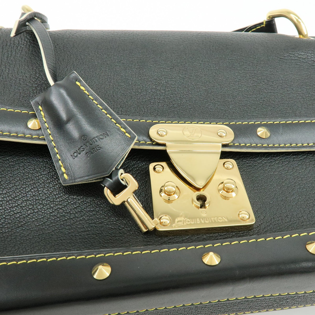 Louis Vuitton Suhali Le Talentueux Leather, Black, Leather, Handbag