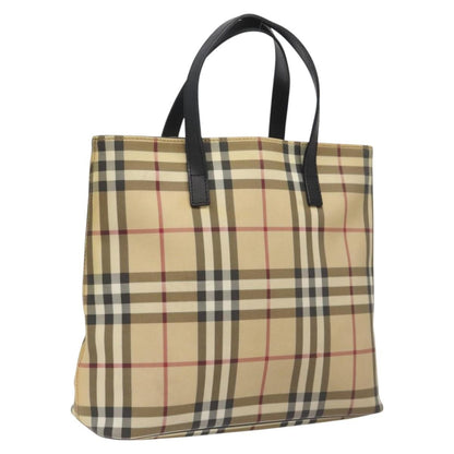 Burberry Nova Check Tote canvas check pattern, Beige, Canvas, Tote Bag