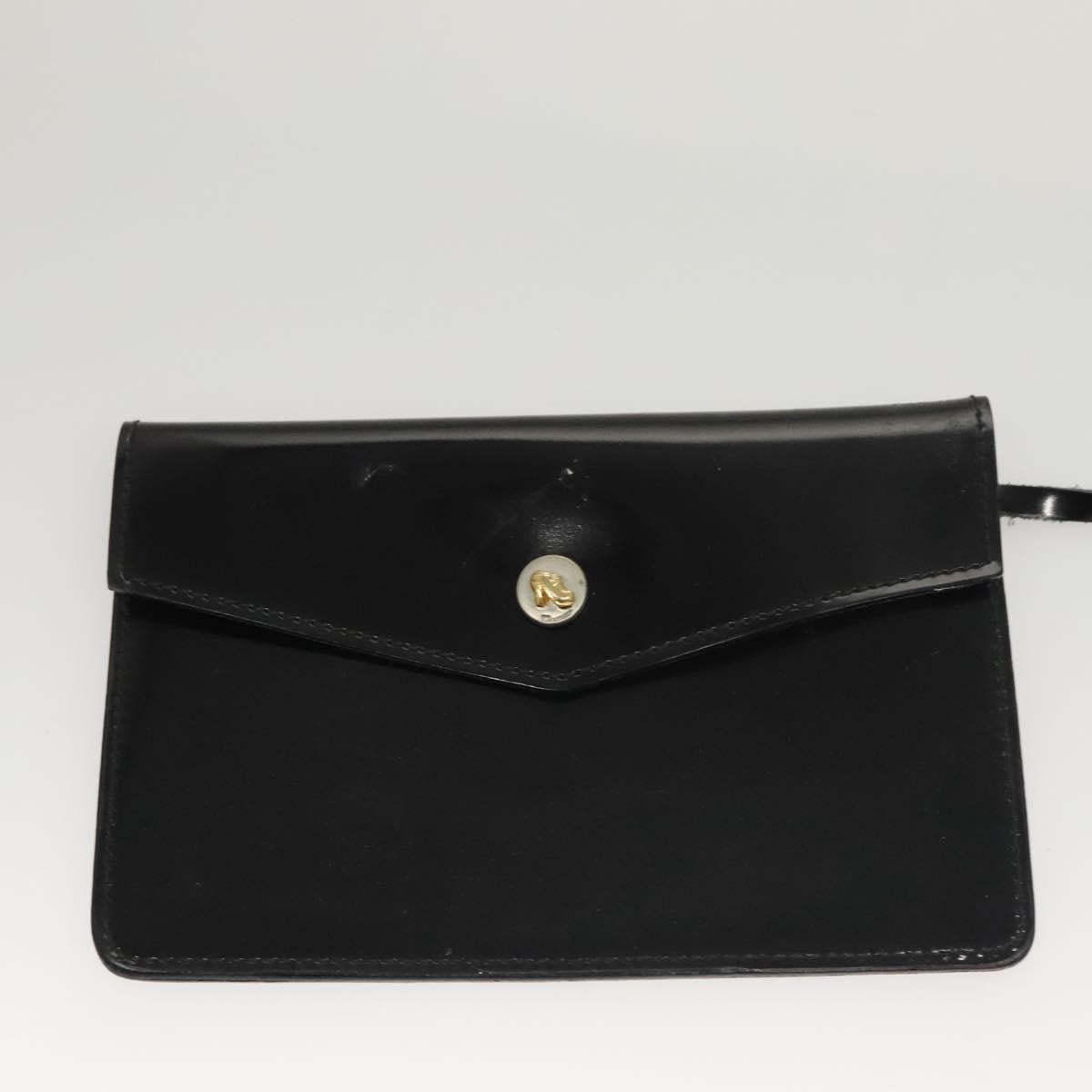 Salvatore Ferragamo Vintage Patent leather, Black, Patent Leather, Handbag