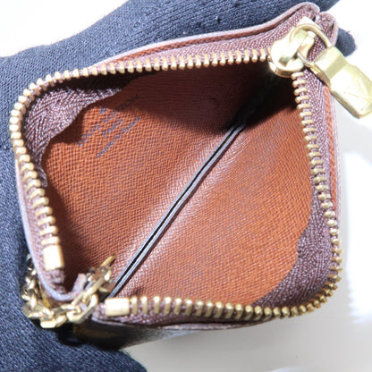 Louis Vuitton Key Monogram Canvas, Brown, Canvas, Clutch