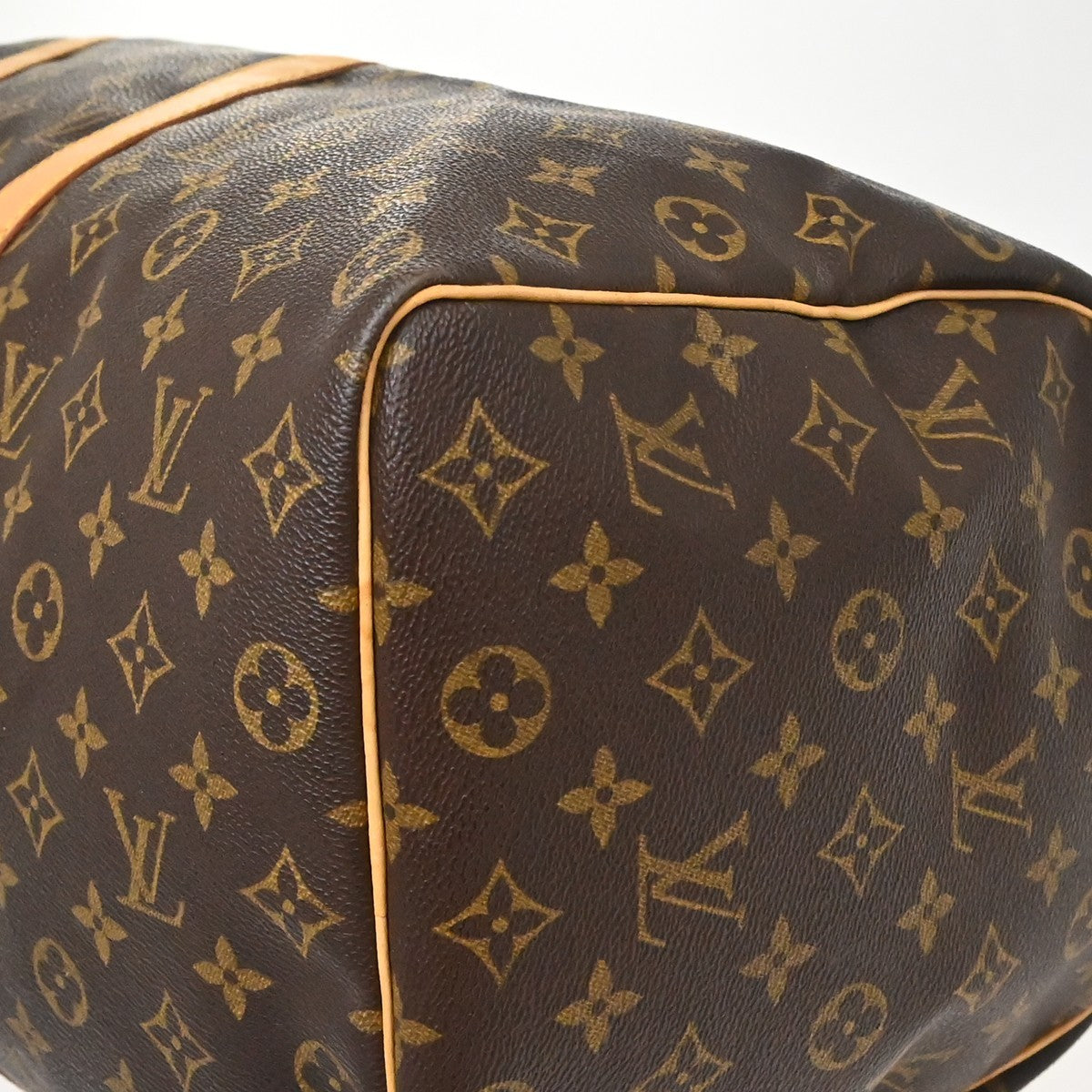 Louis Vuitton Keepall Monogram Canvas, Brown, Canvas, Travel Bag