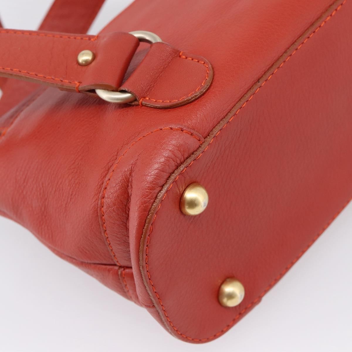 Chloe Handbag Leather, Red, Leather, Handbag