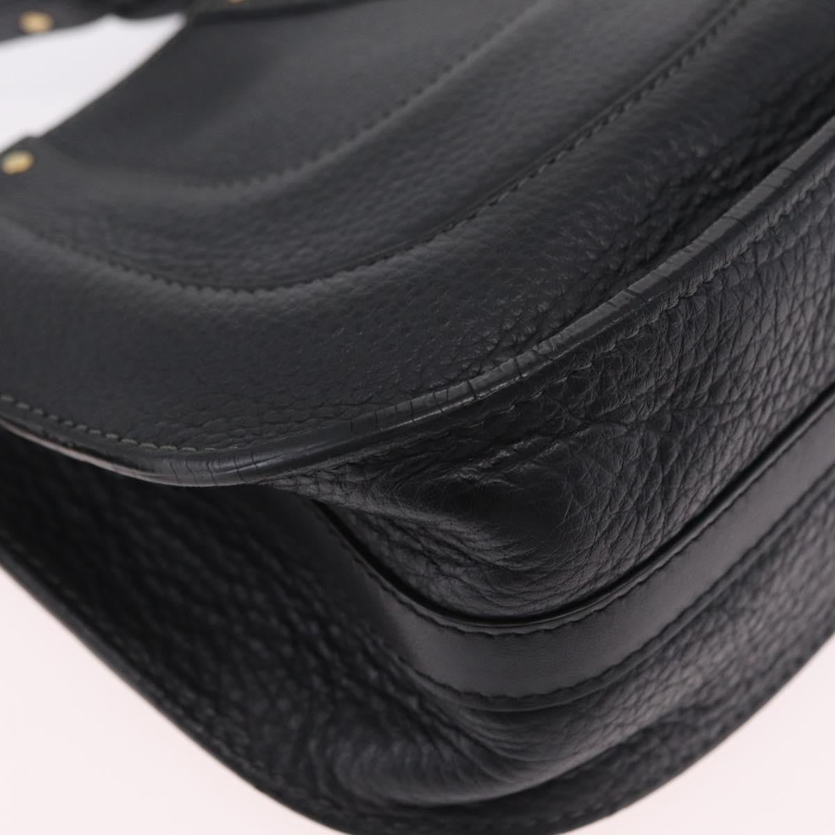 Chloe Hayley Hobo Leather, Black, Leather, Shoulder Bag