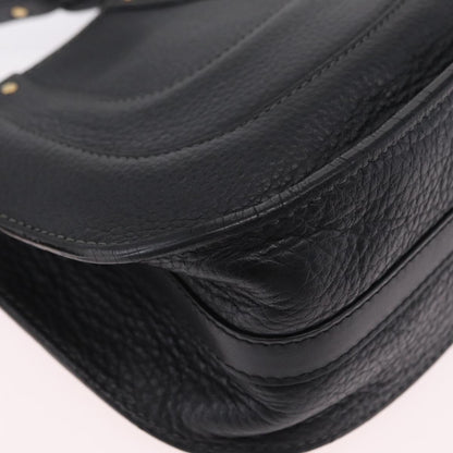 Chloe Hayley Hobo Leather, Black, Leather, Shoulder Bag
