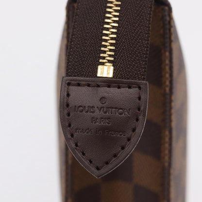 Louis Vuitton Toiletry Pouch Damier, Brown, Canvas, Clutch