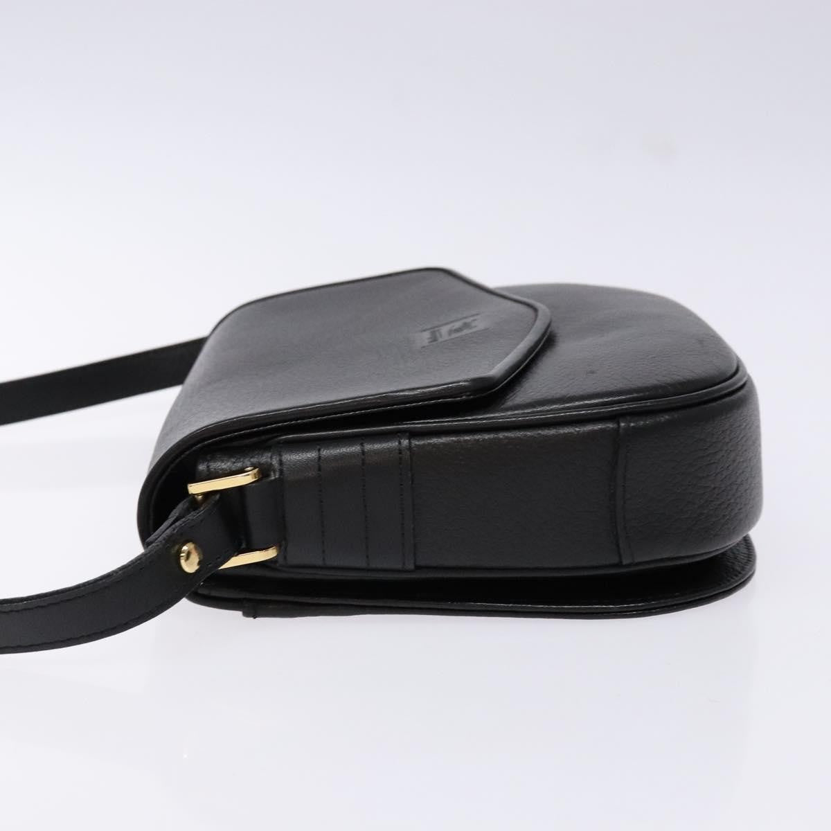 Burberry Flap Shoulder Leather, Black, Leather, Shoulder Bag