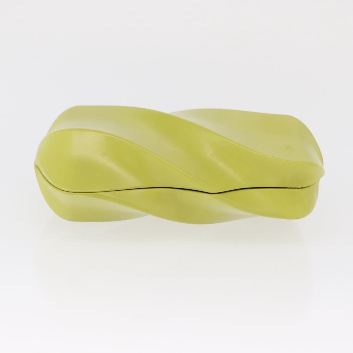 Bottega Veneta The Whirl Clutch Leather, Green, Leather, Clutch