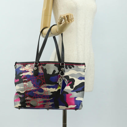 Christian Dior Open Limited Edition Anselm Reyle Camouflage Canvas, Multicolour, Canvas, Tote Bag