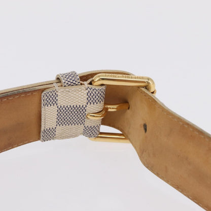 Louis Vuitton Solo Belt Damier, White, Canvas, Clutch