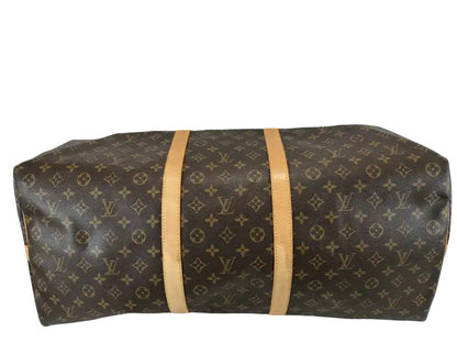 Louis Vuitton Keepall Monogram Canvas, Brown, Canvas, Travel Bag