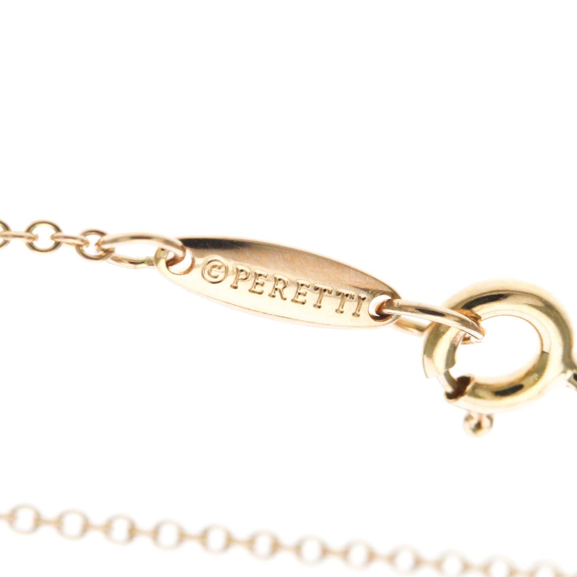 Tiffany & Co. Elsa Peretti Diamonds By The Yard 18K Rose Gold with Diamond, Gold, Pink Gold, Necklace