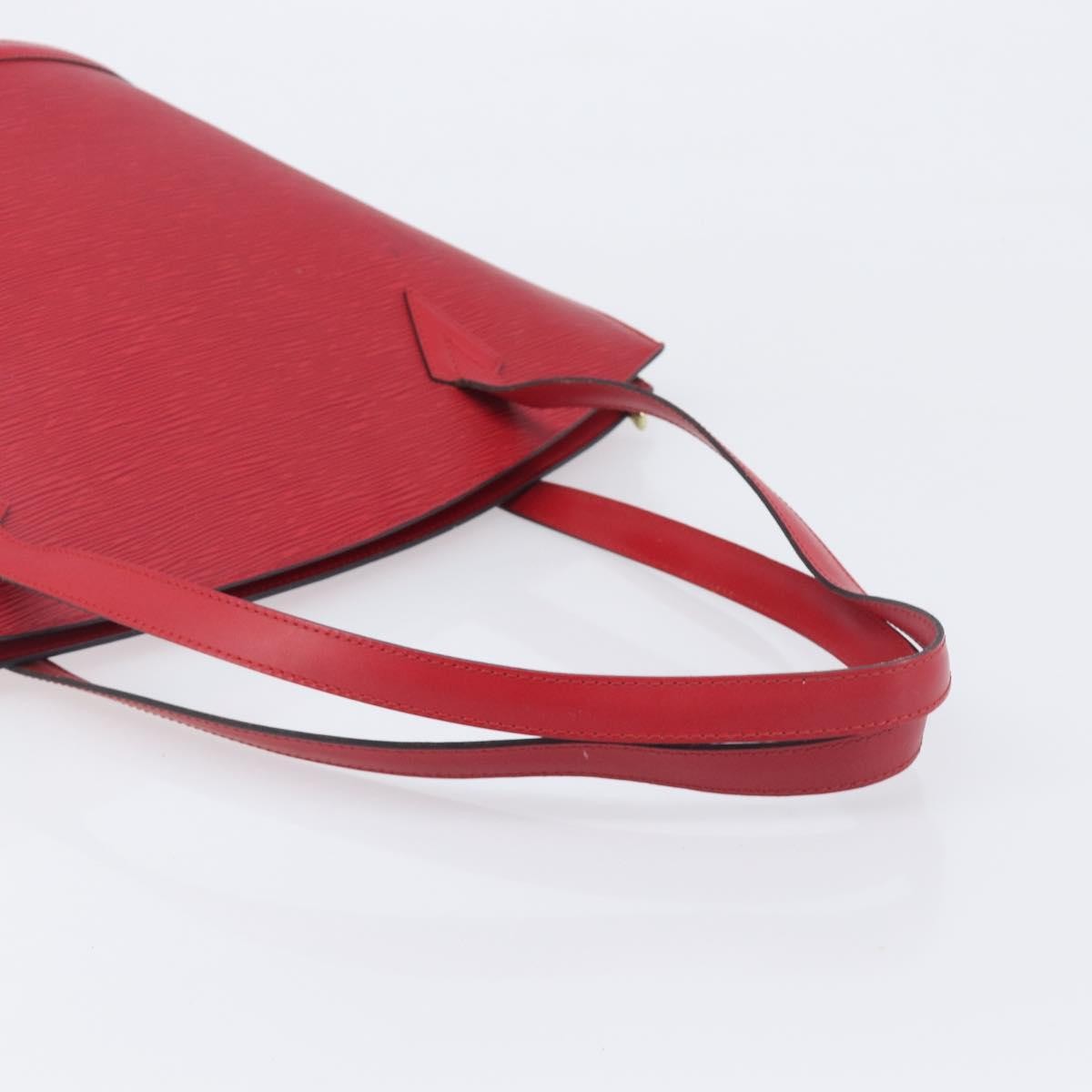 Louis Vuitton Saint Jacques Epi Leather, Red, Leather, Handbag