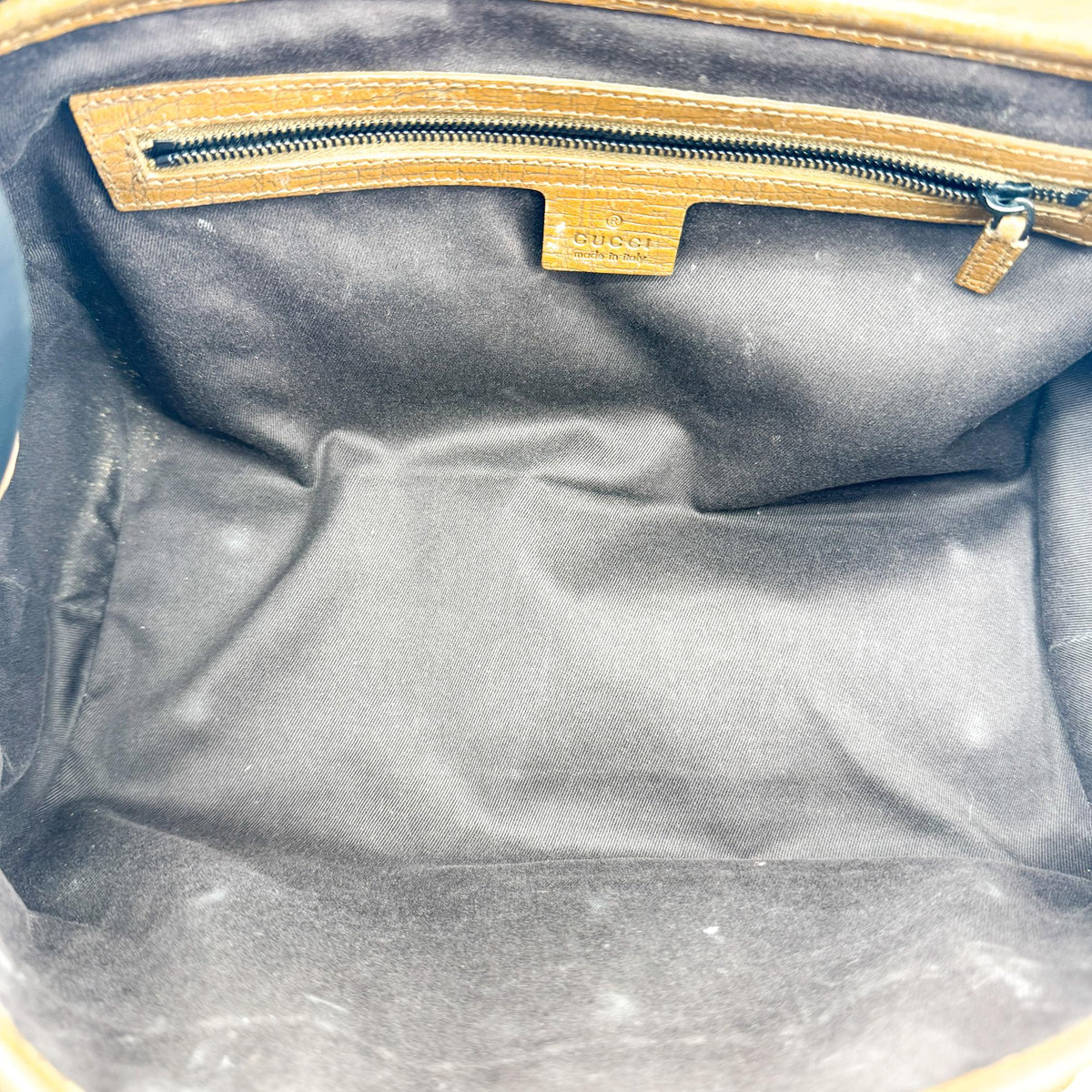 Gucci Bamboo Bullet GG Canvas, Brown, Canvas, Handbag
