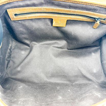 Gucci Bamboo Bullet GG Canvas, Brown, Canvas, Handbag