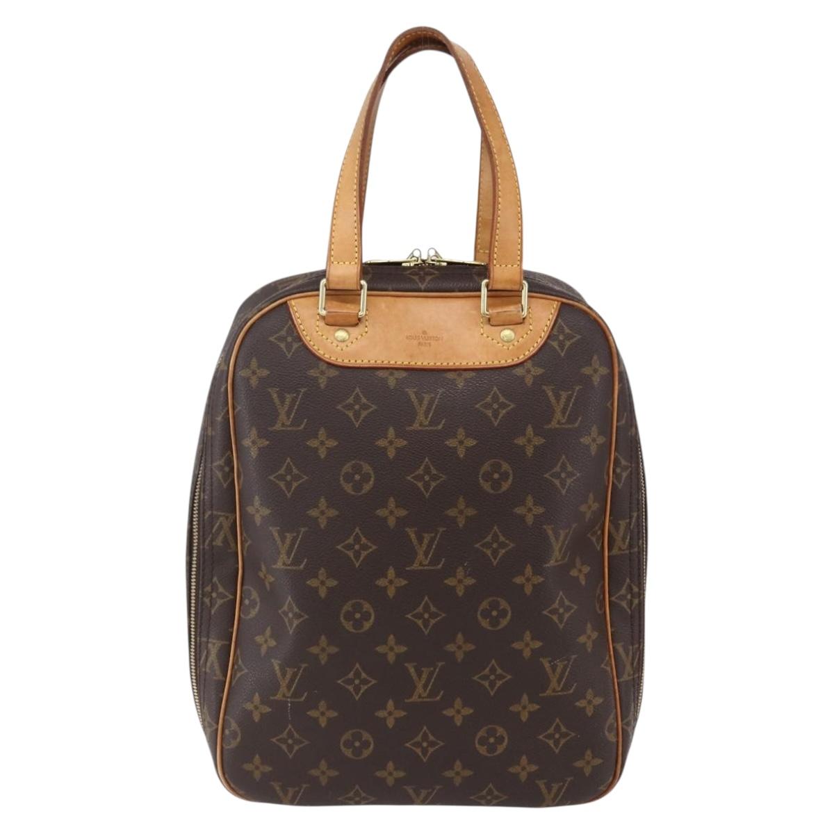 Louis Vuitton Excursion Handbag Monogram Canvas, BROWN, CANVAS, Handbag