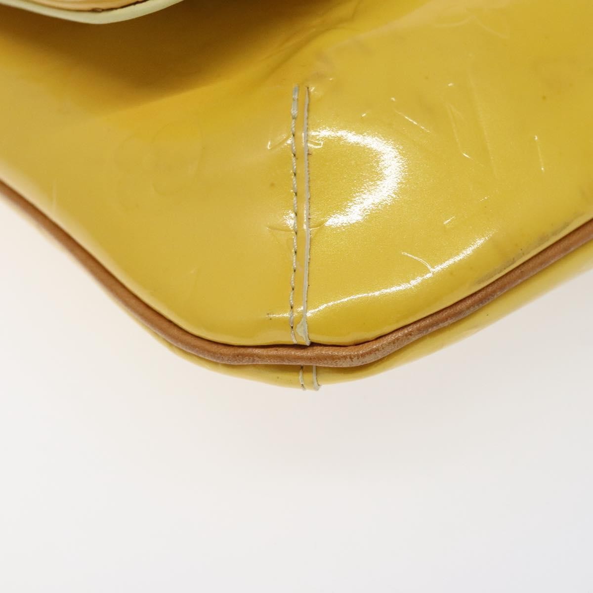 Louis Vuitton Thompson Street Monogram Vernis, Yellow, Patent Leather, Shoulder Bag