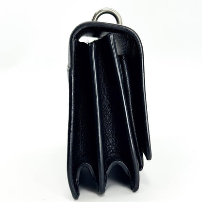 Saint Laurent Sunset Leather, Black, Leather, Crossbody Bag