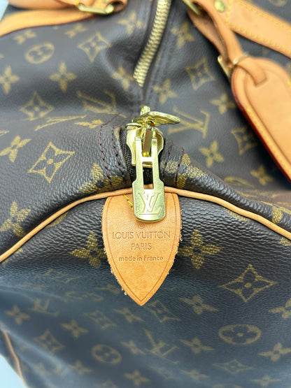 Louis Vuitton Keepall Monogram Canvas, Brown, Canvas, Travel Bag