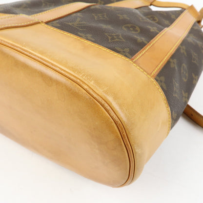 Louis Vuitton Randonnee Monogram Canvas, Brown, Canvas, Backpack