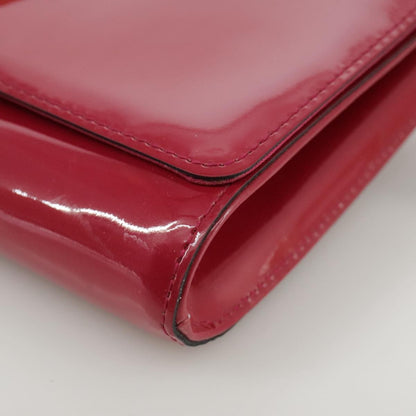 Louis Vuitton Louise Clutch Patent, Pink, Patent Leather, Clutch