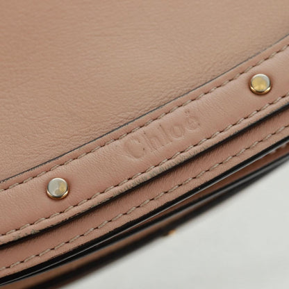 Chloe Nile Leather, Pink, Leather, Handbag