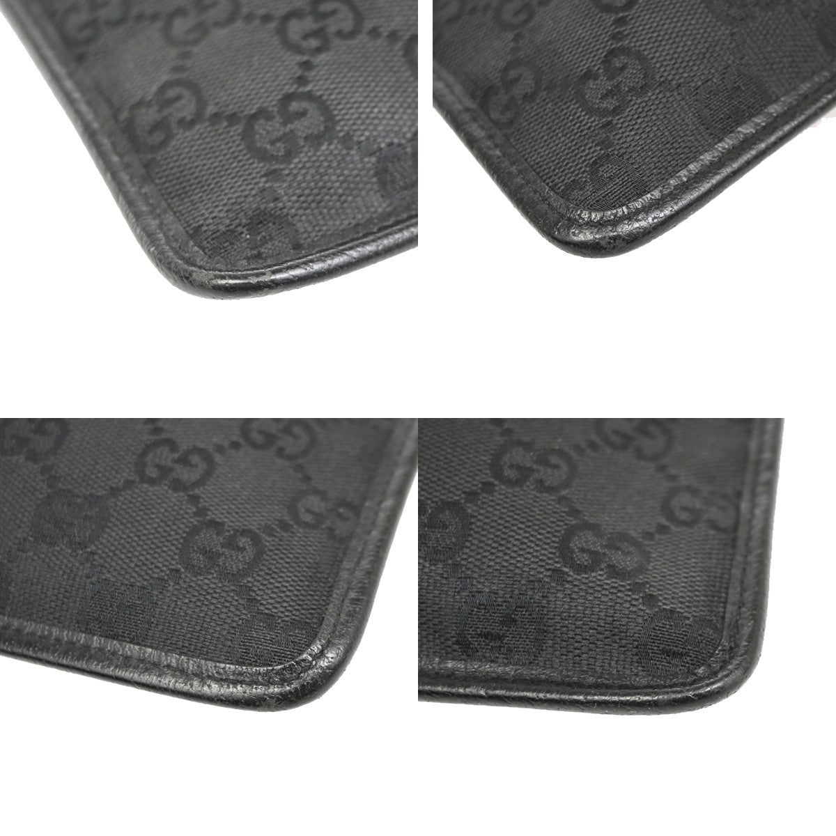 Gucci Vintage Flat GG Canvas, Black, Canvas, Crossbody Bag