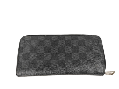Louis Vuitton Zippy wallet vertical Damier Graphite, Black, Canvas, Wallet