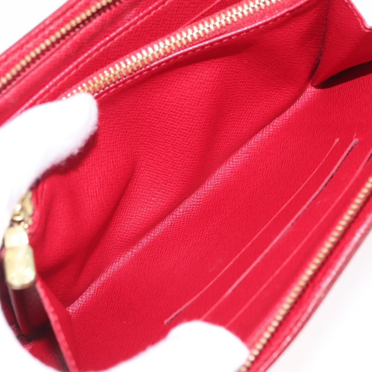 Louis Vuitton Porte-Monnaie Zippy Limited Edition Monogram Cerises, Red, Canvas, Wallet