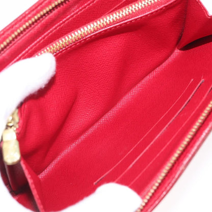 Louis Vuitton Porte-Monnaie Zippy Limited Edition Monogram Cerises, Red, Canvas, Wallet