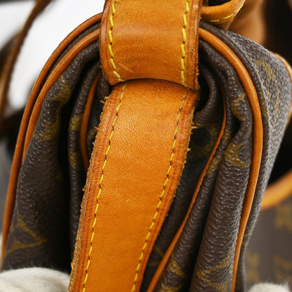Louis Vuitton Saumur Monogram, Brown, Canvas, Shoulder Bag