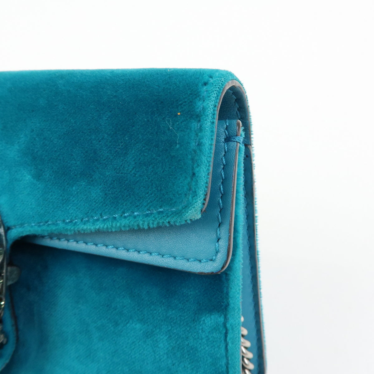 Gucci Dionysus Velvet, Green, Velvet, Handbag