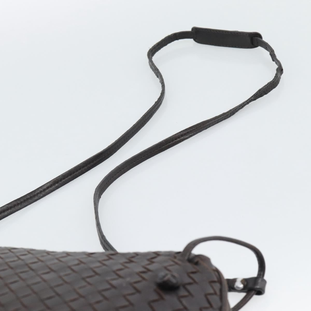 Bottega Veneta Nodini Intrecciato Nappa, Brown, Leather, Crossbody Bag