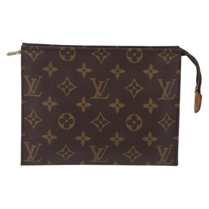 Louis Vuitton Toiletry Pouch Monogram Canvas, Brown, Canvas, Clutch